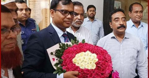 সিলেটের নতুন জেলা প্রশাসক হিসেবে দায়িত্ব গ্রহণ করলেন মো: সারওয়ার আলম