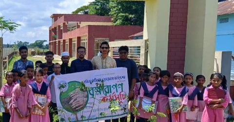 হাফিজ সোসিয়াল ওয়েলফেয়ার ফাউন্ডেশনের উদ্যোগে ৫ লক্ষ বৃক্ষরোপণের মহাপরিকল্পনার কর্মসূচিতে সিলেটে তৃতীয় দিনের কার্যক্রম সম্পন্ন