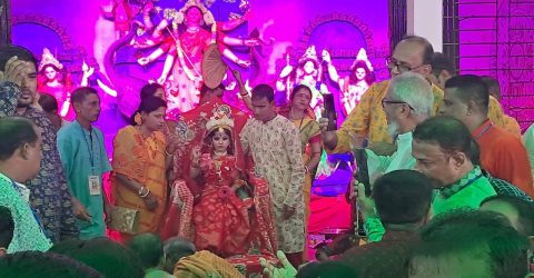 সিলেটে ‘কুমারী পূজা’ অনুষ্ঠিত
