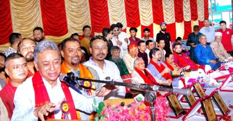 অনেকগুলো রং মিশে রংধনু হয়, কিন্তু রংধন একটাই, এরকম সবাই মিলে বাংলাদেশ: আমীর খসরু