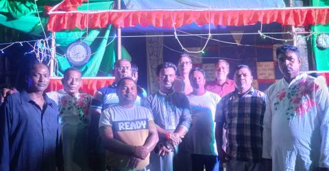 বোয়ালখালীতে বিনয়বাঁশী শিল্পীগোষ্ঠী কর্তৃক শ্যামা পূজা পরিদর্শন