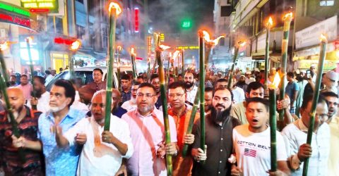 সার্বিকভাবে সিলেটবাসী উন্নয়ন বঞ্চিত,দাবি আদায় না হওয়া পর্যন্ত রাজপথ ছাড়বো না-আরিফুল হক চৌধুরী