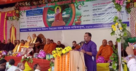 অসাম্প্রদায়িক চেতনায় বাংলাদেশকে এগিয়ে নিতে সবাইকে ঐক্যবদ্ধভাবে কাজ করতে হবে:ট্রাস্টি রুবেল বড়ুয়া