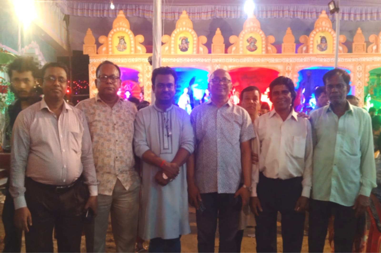 বিনয়বাঁশী শিল্পীগোষ্ঠী কর্তৃক বাংলাদেশের ঐতিহ্যবাহী রাস উৎসব পরিদর্শন