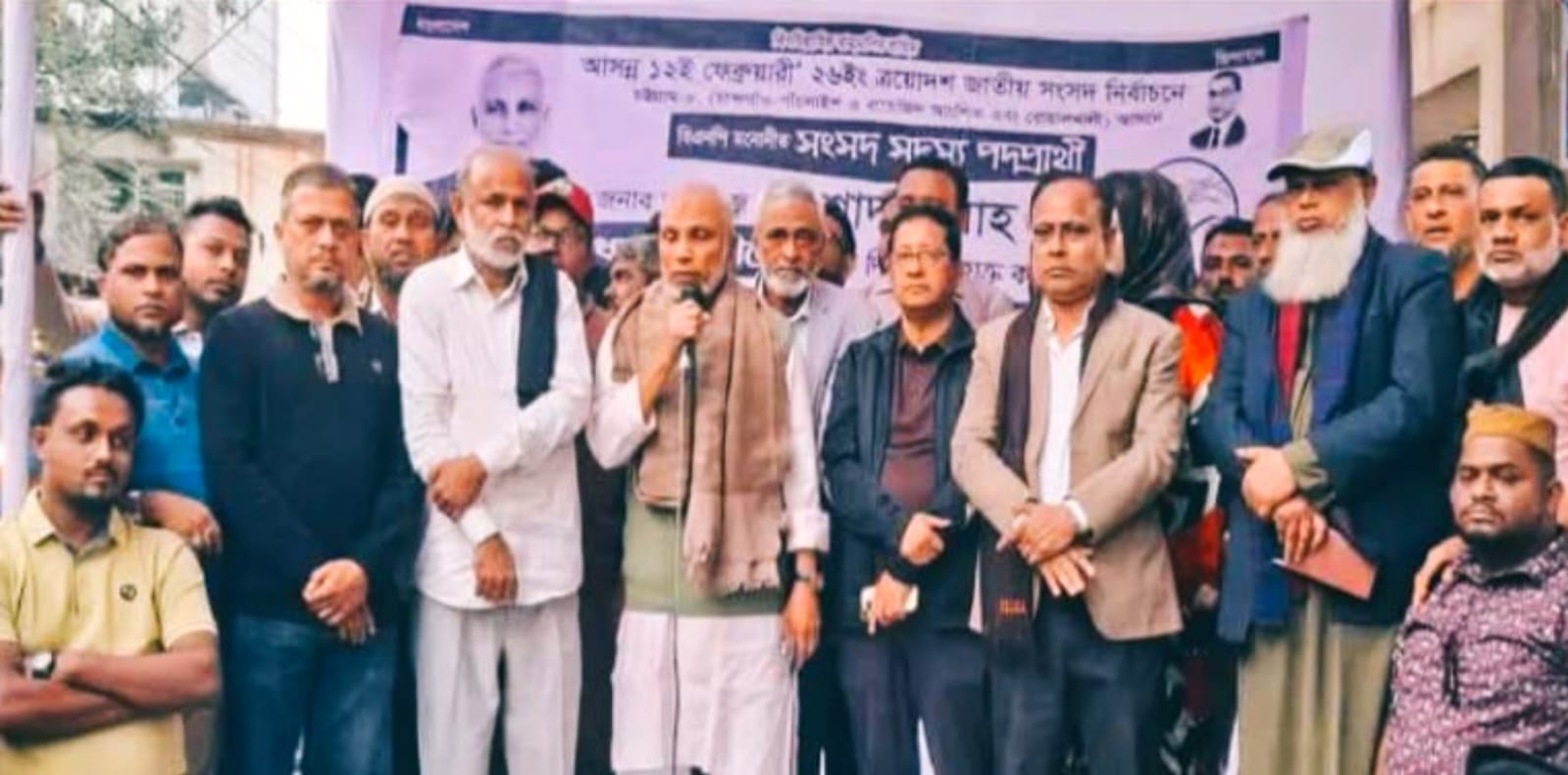 বোয়ালখালীতে বিএনপি প্রার্থী এরশাদ উল্লাহ’র গণসংযোগে ককটেল হামলা