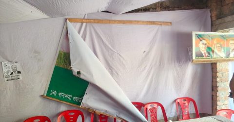 আনোয়ারায় অন্ধকারে বিএনপির নির্বাচনী অফিস ভাঙচুর