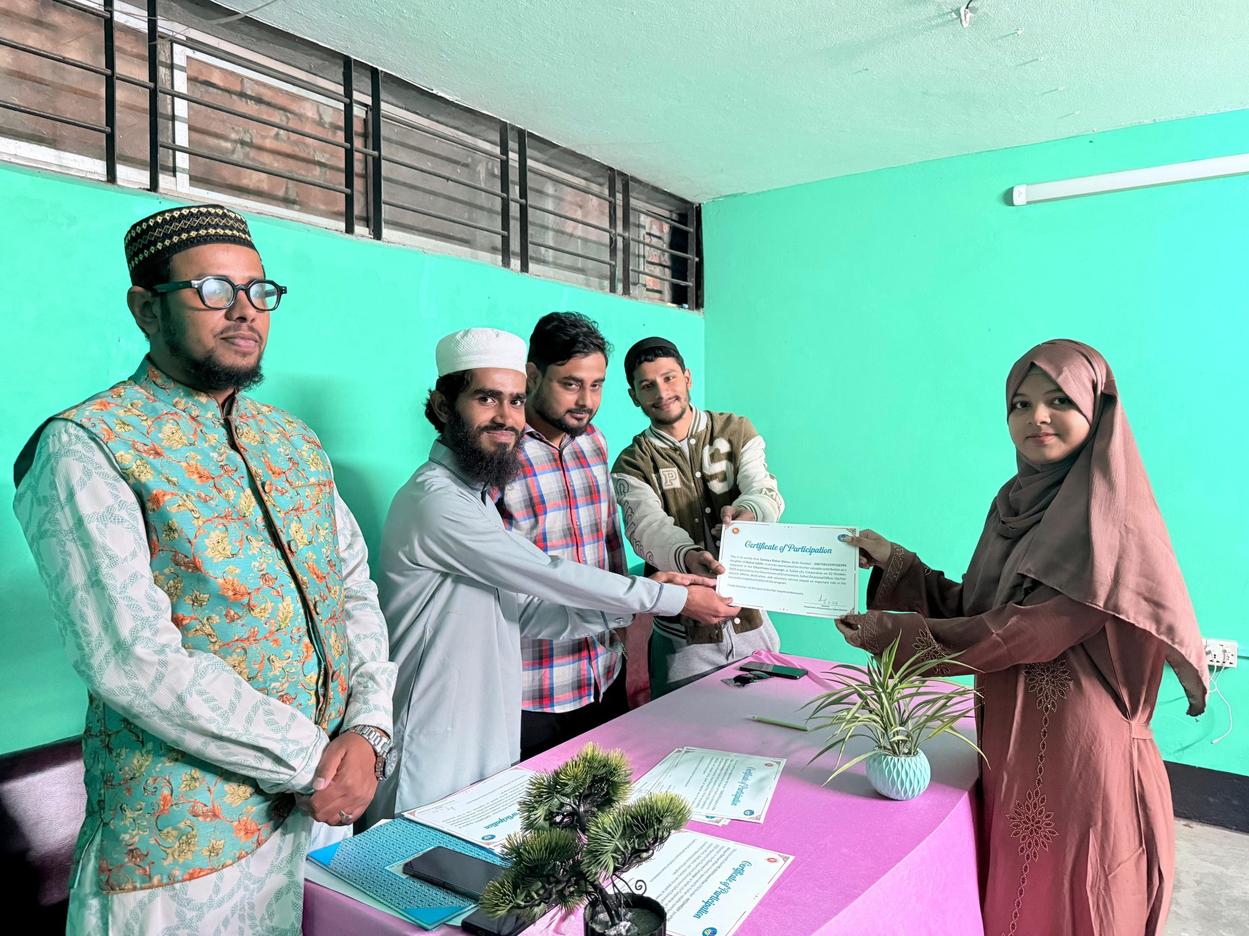 ইউনাইটেড ইয়ুথ ব্লাড ডোনেশন সোসাইটির দ্বিমাসিক সভা ও স্বেচ্ছাসেবীদের সার্টিফিকেট বিতরণ