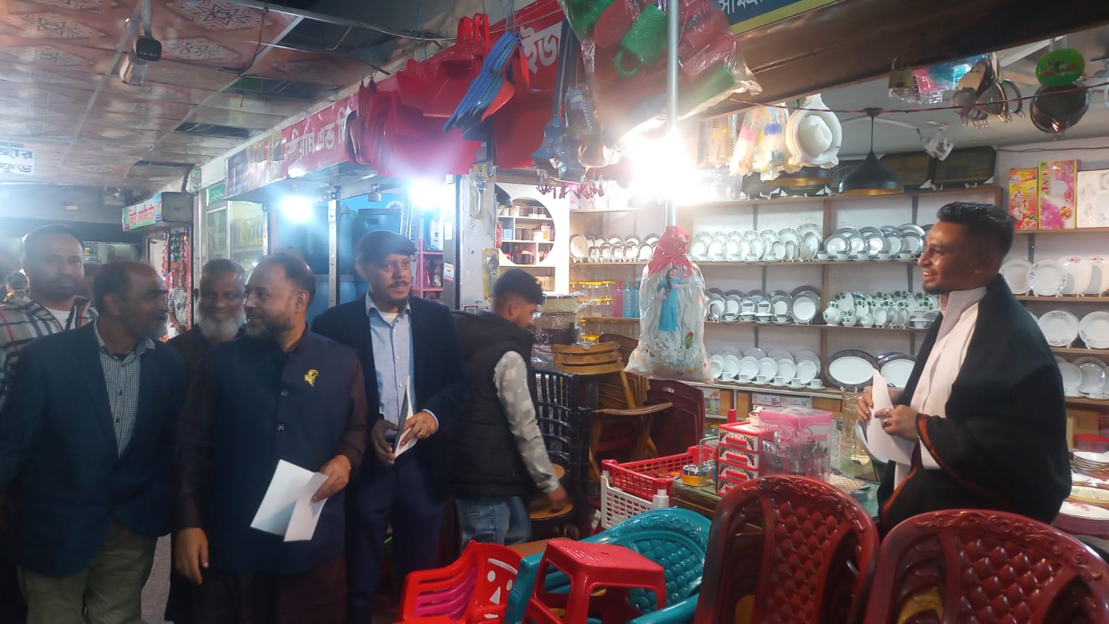 সিলেট-১ আসনে ধানের শীষের পক্ষে সিলেট নগরীর আম্বরখানায় গণসংযোগ