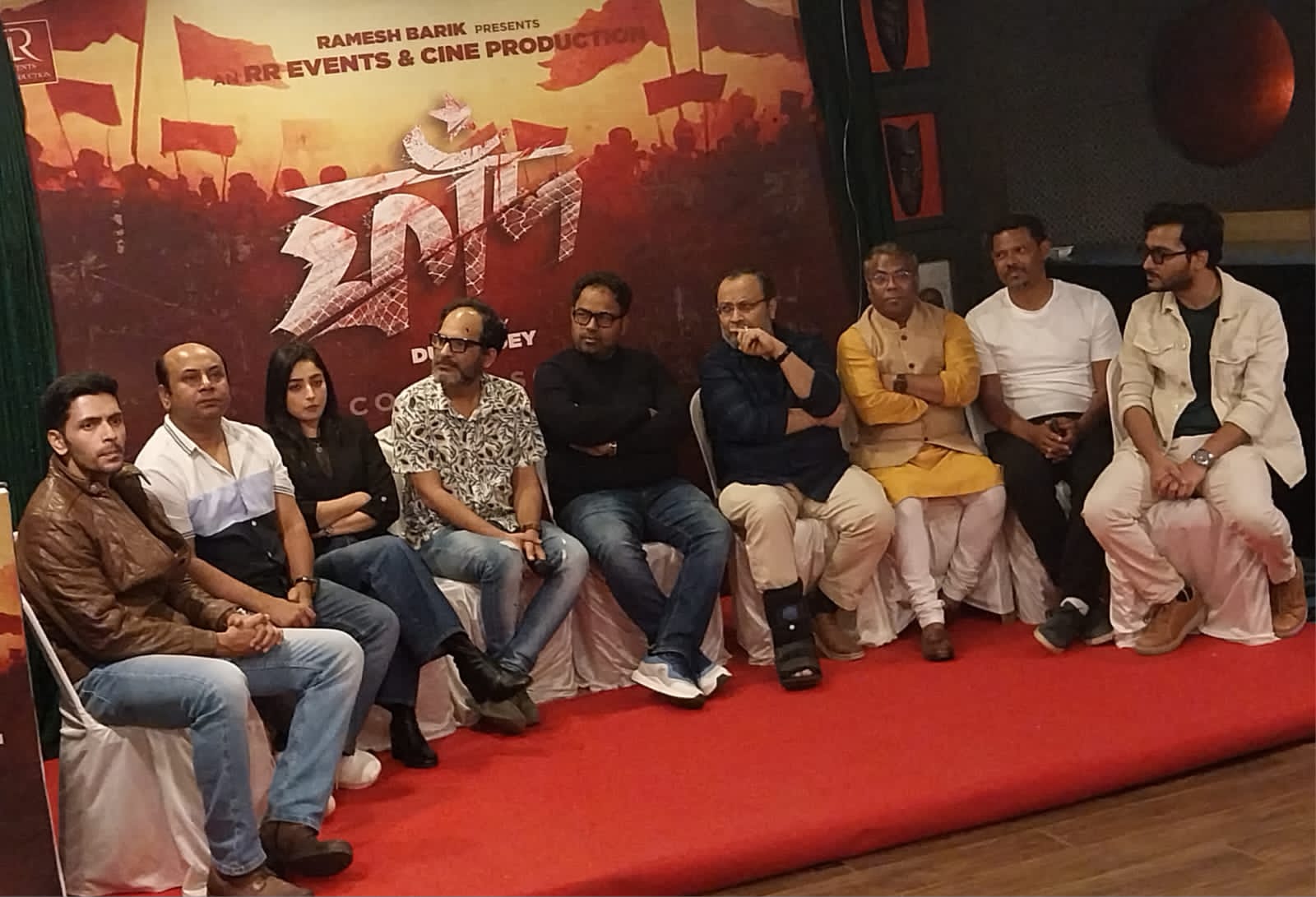 কলকাতার সল্টলেক স্প্রীং ক্লাবে “ফাঁদ” ছবির শুটিং প্রস্তুতি পর্ব সম্পন্ন