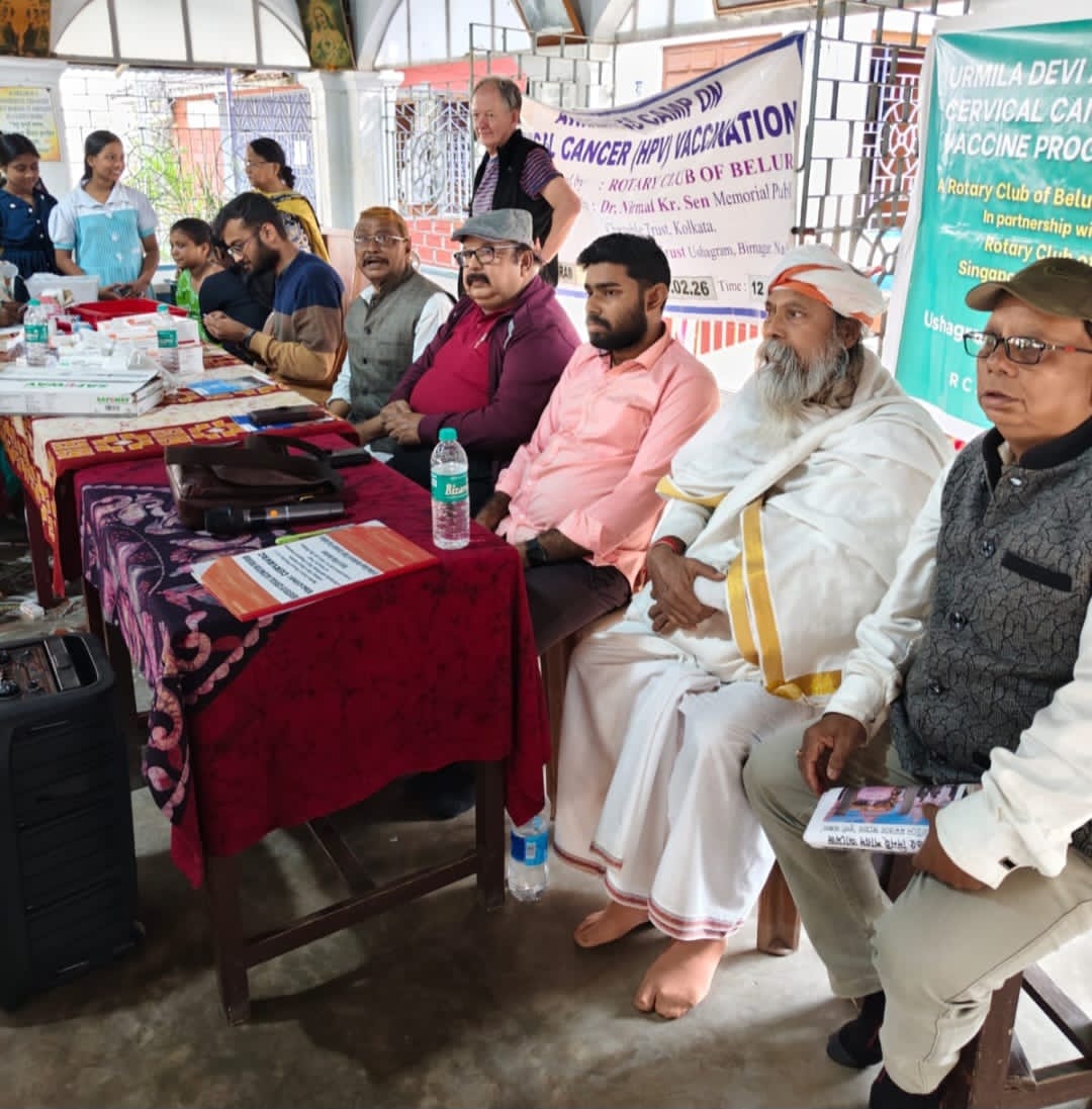 নদীয়ায় শতাধিক কন্যার বিনামূল্যে HPV টিকাকরণে নজির গড়ল উষাগ্রাম ট্রাস্ট
