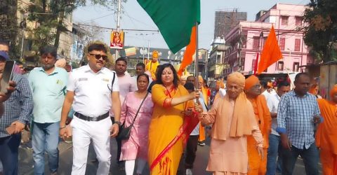 শ্রীশ্রী প্রণবানন্দজীর জন্মজয়ন্তী ও শিবরাত্রি উপলক্ষে কলকাতায় বর্ণাঢ্য শোভাযাত্রায় ভারত সেবাশ্রম