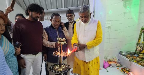সিদ্ধেশ্বরী বড়মার মন্দির উদ্ধোধনে বিধায়ক দেবাশীষ কুমার এর মঙ্গল বার্তা