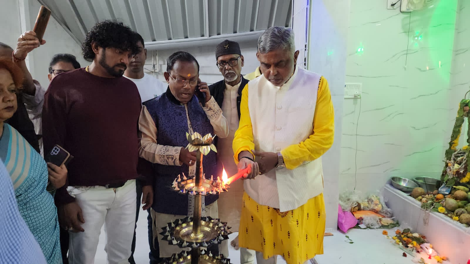 সিদ্ধেশ্বরী বড়মার মন্দির উদ্ধোধনে বিধায়ক দেবাশীষ কুমার এর মঙ্গল বার্তা