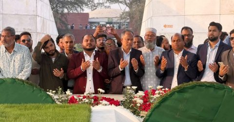 শহীদ জিয়া ও বেগম জিয়ার কবর জিয়ারত করলেন চট্টগ্রাম-১৪ আসনের এমপি জসিম