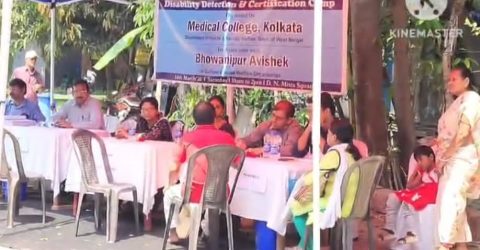 কলকাতা মেডিকেল কলেজ ও ভবানীপুর অভিষেক এর স্বাস্থ্য শিবির