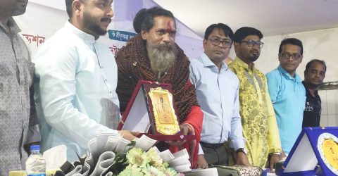 শ্রী মিশন দত্তকে সংবর্ধিত করলেন সনাতনী সেচ্ছাসেবী ফাউন্ডেশন